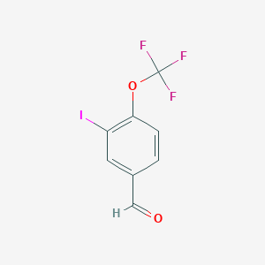 molecular formula C8H4F3IO2 B3031193 3-Iodo-4-(trifluoromethoxy)benzaldehyde CAS No. 188725-98-6