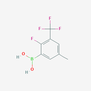 2-Fluoro-5-methyl-3-(trifluoromethyl)phenylboronic acid