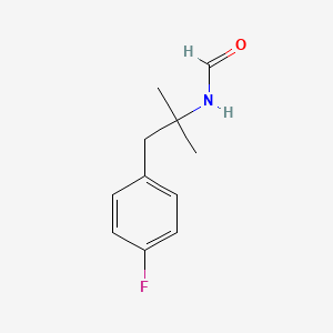 molecular formula C11H14FNO B3031250 N-[1-(4-氟苯基)-2-甲基丙烷-2-基]甲酰胺 CAS No. 21328-16-5