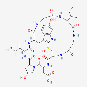 molecular formula C39H53N9O14S B3031255 ε-鹅膏蕈毒素 CAS No. 21705-02-2