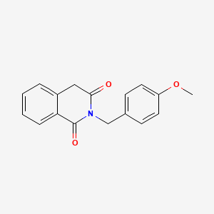 molecular formula C17H15NO3 B3031259 2-(4-Methoxy-benzyl)-4H-isoquinoline-1,3-dione CAS No. 217493-71-5