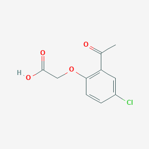 molecular formula C10H9ClO4 B3031260 2-(2-Acetyl-4-chlorophenoxy)acetic acid CAS No. 21758-94-1