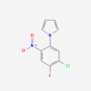 molecular formula C10H6ClFN2O2 B3031261 1-(5-chloro-4-fluoro-2-nitrophenyl)-1H-pyrrole CAS No. 218456-63-4
