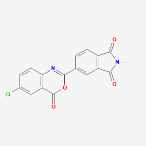 molecular formula C17H9ClN2O4 B303127 5-(6-chloro-4-oxo-4H-3,1-benzoxazin-2-yl)-2-methyl-1H-isoindole-1,3(2H)-dione 