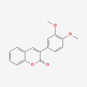 molecular formula C17H14O4 B3031278 3-(3,4-二甲氧基苯基)色满-2-酮 CAS No. 22367-92-6