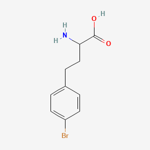 molecular formula C10H12BrNO2 B3031279 2-氨基-4-(4-溴苯基)丁酸 CAS No. 225233-77-2