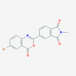 molecular formula C17H9BrN2O4 B303128 5-(6-bromo-4-oxo-4H-3,1-benzoxazin-2-yl)-2-methyl-1H-isoindole-1,3(2H)-dione 