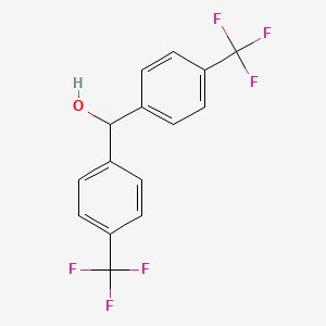 molecular formula C15H10F6O B3031280 Bis[4-(trifluoromethyl)phenyl]methanol CAS No. 22543-52-8