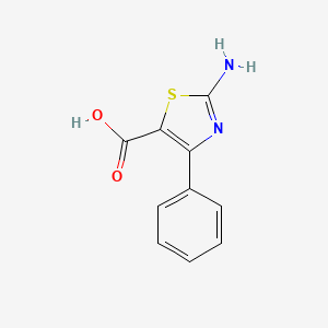 molecular formula C10H8N2O2S B3031286 2-氨基-4-苯基噻唑-5-羧酸 CAS No. 228413-61-4