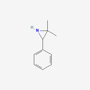 molecular formula C10H13N B3031288 2,2-Dimethyl-3-phenylaziridine CAS No. 23040-89-3