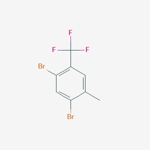 molecular formula C8H5Br2F3 B3031289 1,5-二溴-2-甲基-4-(三氟甲基)苯 CAS No. 231285-88-4