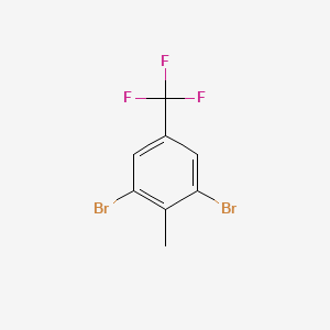molecular formula C8H5Br2F3 B3031291 1,3-Dibromo-2-methyl-5-(trifluoromethyl)benzene CAS No. 231953-31-4