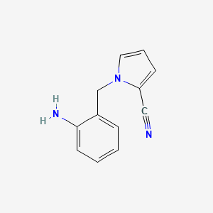 molecular formula C12H11N3 B3031292 1-(2-Aminobenzyl)-1H-pyrrole-2-carbonitrile CAS No. 23208-04-0
