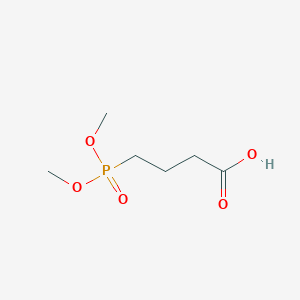 molecular formula C6H13O5P B3031307 4-dimethoxyphosphorylbutanoic Acid CAS No. 24157-04-8