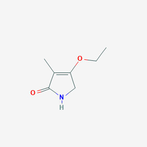 molecular formula C7H11NO2 B3031316 4-乙氧基-3-甲基-2,5-二氢-1H-吡咯-2-酮 CAS No. 246147-55-7