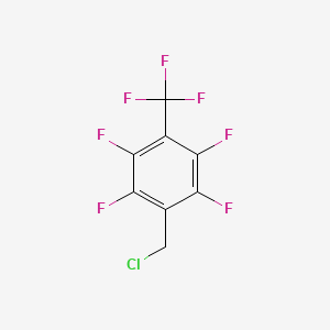 molecular formula C8H2ClF7 B3031325 1-(Chloromethyl)-2,3,5,6-tetrafluoro-4-(trifluoromethyl)benzene CAS No. 248262-31-9