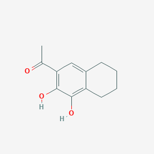 molecular formula C12H14O3 B3031326 1-(3,4-Dihydroxy-5,6,7,8-tetrahydronaphthalen-2-yl)ethanone CAS No. 248595-14-4
