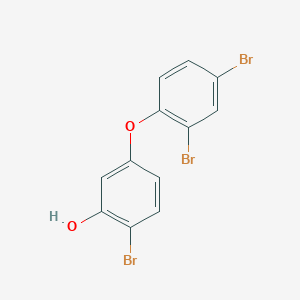 molecular formula C12H7Br3O2 B3031328 2-溴-5-(2,4-二溴苯氧基)苯酚 CAS No. 24949-30-2