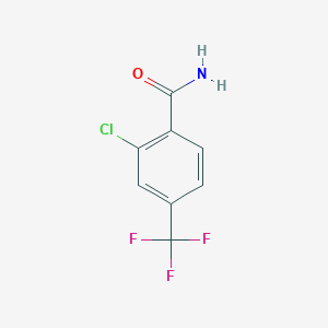 molecular formula C8H5ClF3NO B3031336 2-氯-4-(三氟甲基)苯甲酰胺 CAS No. 254880-52-9