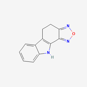 molecular formula C12H9N3O B3031338 4,5-二氢-1H-[1,2,5]恶二唑并[3,4-a]咔唑 CAS No. 256348-46-6
