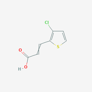 B3031348 3-(3-Chloro-2-thienyl)acrylic acid CAS No. 261349-20-6