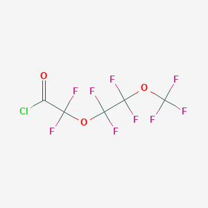 molecular formula C5ClF9O3 B3031350 2,2-二氟-2-[1,1,2,2-四氟-2-(三氟甲氧基)乙氧基]乙酰氯 CAS No. 261503-81-5