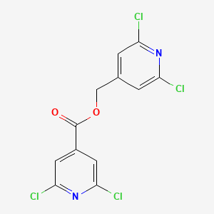molecular formula C12H6Cl4N2O2 B3031351 (2,6-二氯吡啶-4-基)甲基 2,6-二氯吡啶-4-羧酸盐 CAS No. 261622-79-1