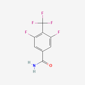B3031355 3,5-Difluoro-4-(trifluoromethyl)benzamide CAS No. 261944-94-9