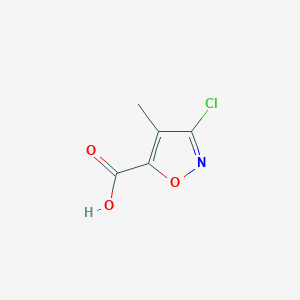 molecular formula C5H4ClNO3 B3031368 3-Chloro-4-methylisoxazole-5-carboxylic acid CAS No. 272773-09-8