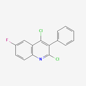 2,4-Dichloro-6-fluoro-3-phenylquinoline