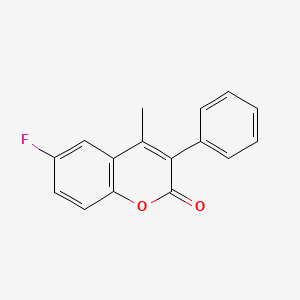 molecular formula C16H11FO2 B3031378 6-Fluoro-4-methyl-3-phenylcoumarin CAS No. 288399-91-7