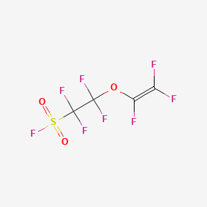 molecular formula C4F8O3S B3031381 Ethanesulfonyl fluoride, 1,1,2,2-tetrafluoro-2-((1,2,2-trifluoroethenyl)oxy)- CAS No. 29514-94-1