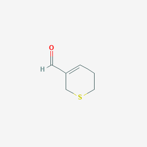 molecular formula C6H8OS B3031385 5,6-Dihydro-2h-thiopyran-3-carbaldehyde CAS No. 30058-79-8