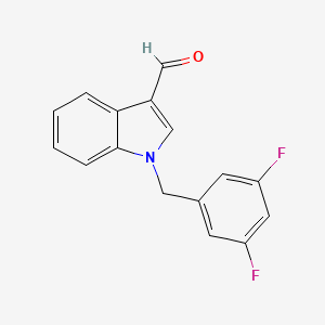 molecular formula C16H11F2NO B3031387 1-(3,5-Difluorobenzyl)-1H-indole-3-carbaldehyde CAS No. 301822-68-4