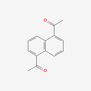 molecular formula C14H12O2 B3031388 1,5-二乙酰萘 CAS No. 3027-43-8