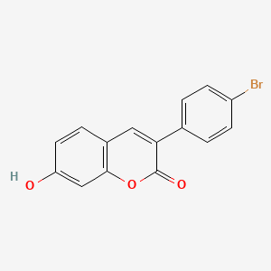 molecular formula C15H9BrO3 B3031417 3-(4-Bromophenyl)-7-hydroxychromen-2-one CAS No. 331821-29-5