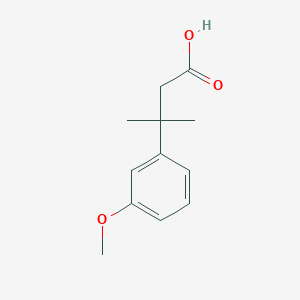 molecular formula C12H16O3 B3031418 3-(3-Methoxyphenyl)-3-methylbutanoic acid CAS No. 33214-36-7