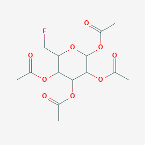 [4,5,6-Triacetyloxy-2-(fluoromethyl)oxan-3-yl] acetate