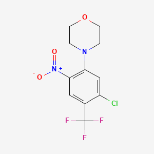 4-[5-Chloro-2-nitro-4-(trifluoromethyl)phenyl]morpholine