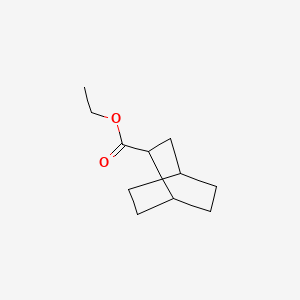molecular formula C11H18O2 B3031440 Bicyclo[2.2.2]octane-2-carboxylic acid, ethyl ester CAS No. 35377-06-1