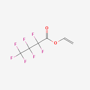 molecular formula C6H3F7O2 B3031443 七氟丁酸乙烯酯 CAS No. 356-28-5