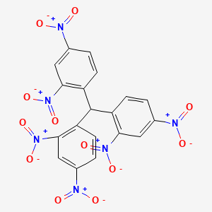 molecular formula C19H10N6O12 B3031451 三(2,4-二硝基苯基)甲烷 CAS No. 3626-18-4