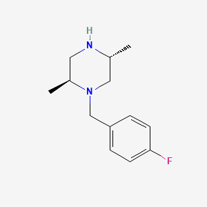 (2S,5R)-1-(4-Fluorobenzyl)-2,5-dimethylpiperazine