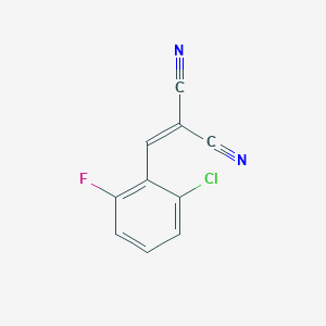 2-[(2-Chloro-6-fluorophenyl)methylidene]propanedinitrile