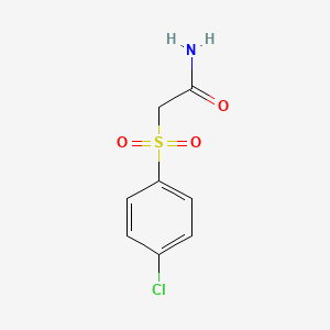 2-[(4-Chlorophenyl)sulfonyl]acetamide