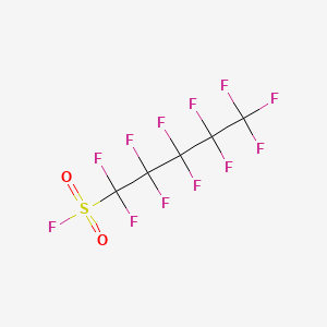 molecular formula C5F12O2S B3031464 1-Pentanesulfonyl fluoride, 1,1,2,2,3,3,4,4,5,5,5-undecafluoro- CAS No. 375-81-5