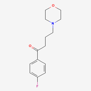 molecular formula C14H18FNO2 B3031472 4'-Fluoro-4-(morpholino)butyrophenone CAS No. 3800-15-5