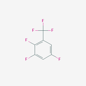 molecular formula C7H2F6 B3031484 1,2,5-Trifluoro-3-(trifluoromethyl)benzene CAS No. 392-91-6