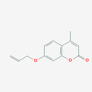molecular formula C13H12O3 B3031490 7-(Allyloxy)-4-methyl-2H-chromen-2-one CAS No. 3993-57-5