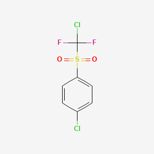 molecular formula C7H4Cl2F2O2S B3031498 1-氯-4-((二氯氟甲基)磺酰基)苯 CAS No. 403496-62-8